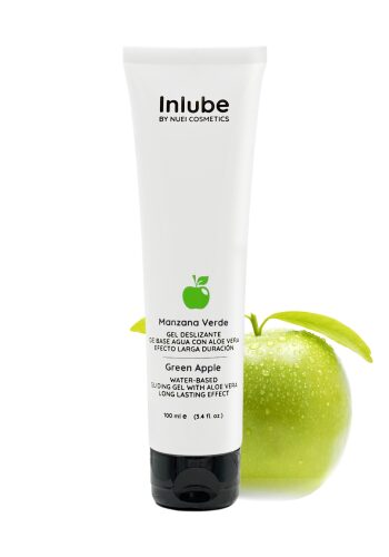 Съедобный лубрикант на водной основе Inlube Nuei - Яблоко
