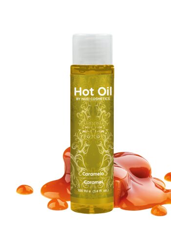 Согревающее съедобное массажное масло Hot Oil Nuei - Карамель