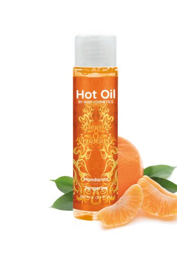 Согревающее съедобное массажное масло Hot Oil Nuei - Мандарин