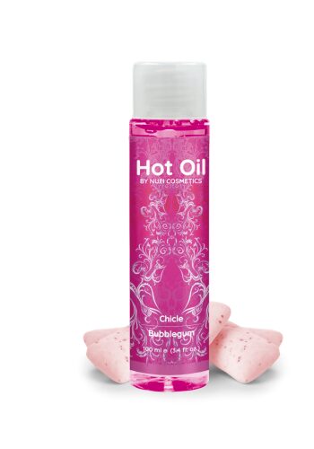 Согревающее съедобное массажное масло Hot Oil Nuei - Жвачка