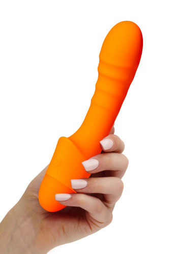 Ребристий Вібратор для точки G Pash Ribbed G-Spot Vibrator So Divine - фото 1