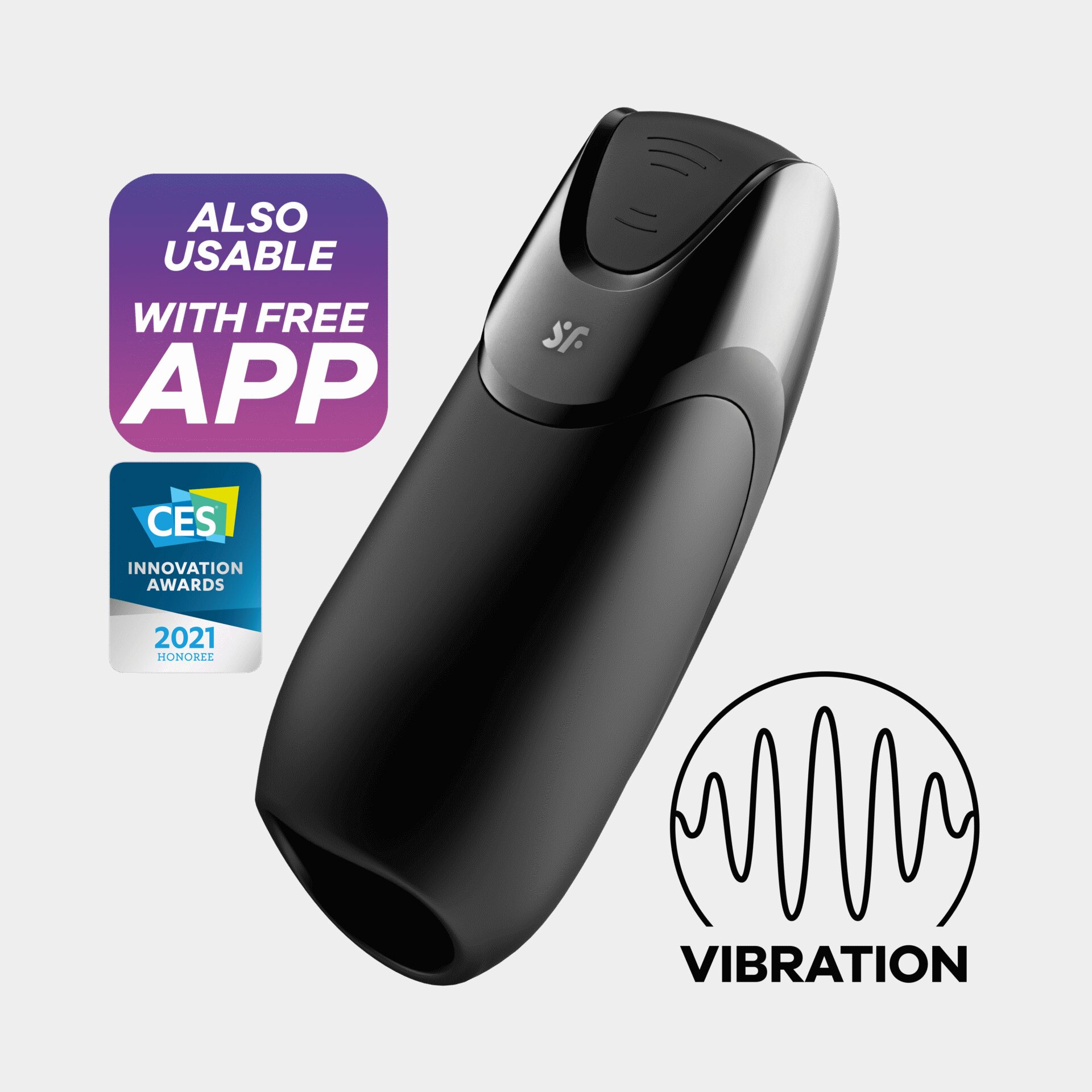 Смарт мастурбатор Men Vibration+ Satisfyer - Зображення 6
