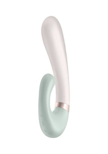 Смарт-вібратор кролик із підігрівом Heat Wave Mint Satisfyer - фото 1