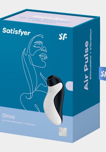 Вакуумный стимулятор для клитора с вибрацией Orca Satisfyer