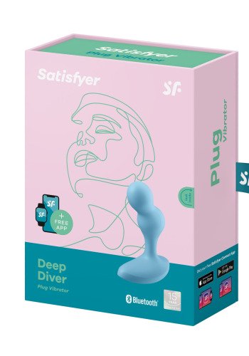 Анальная смарт пробка с вибрацией Deep Diver Satisfyer