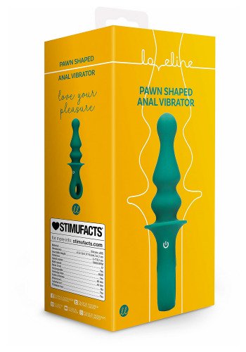 Анальный вибратор Pawn Shaped Loveline скарагдовый