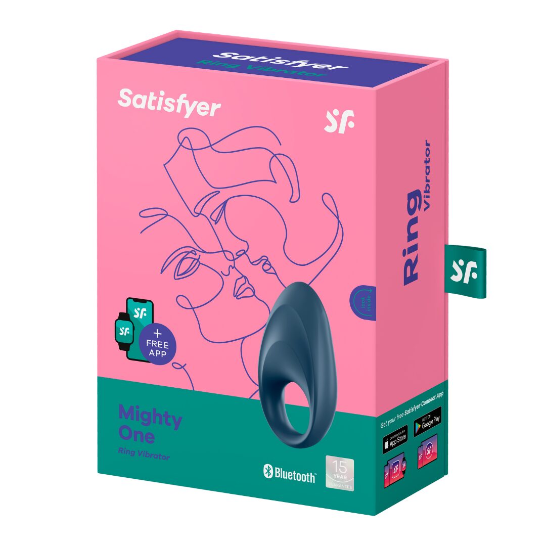 Ерекційне смарт віброкільце Mighty One Satisfyer - Зображення 6