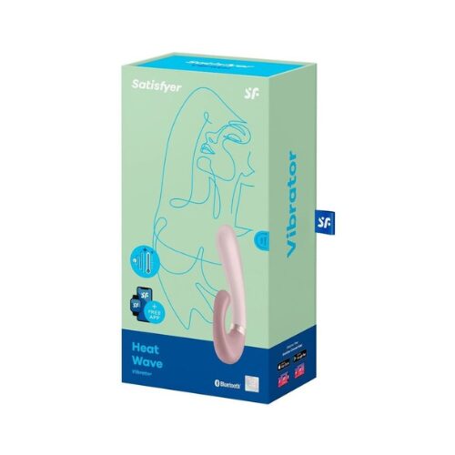 Смарт-вібратор кролик із підігрівом Heat Wave Mauve Satisfyer - фото 5