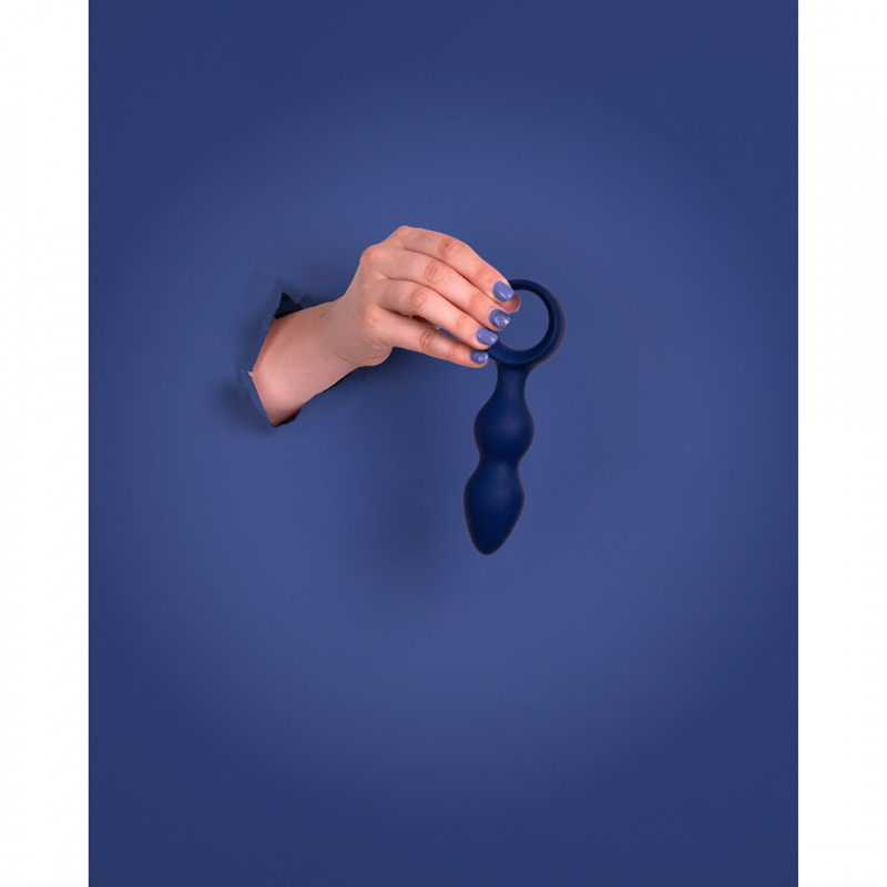 Силіконова анальна пробка Medium Teardrop Shaped Anal Plug Loveline - Зображення 2