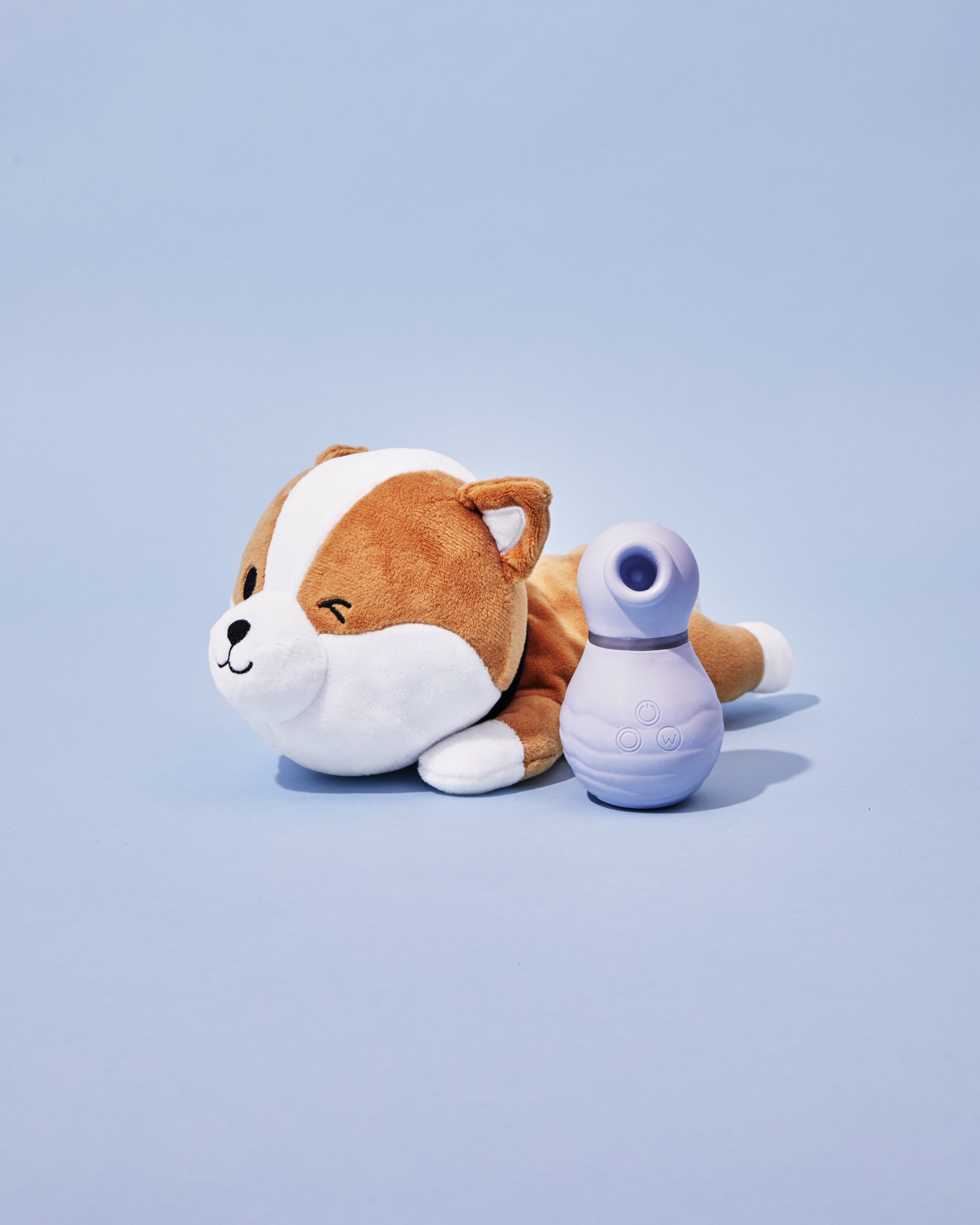 Вакуумний стимулятор для клітора TOYS+ кейс-песик шіба-іну Friday Bae - фото 3