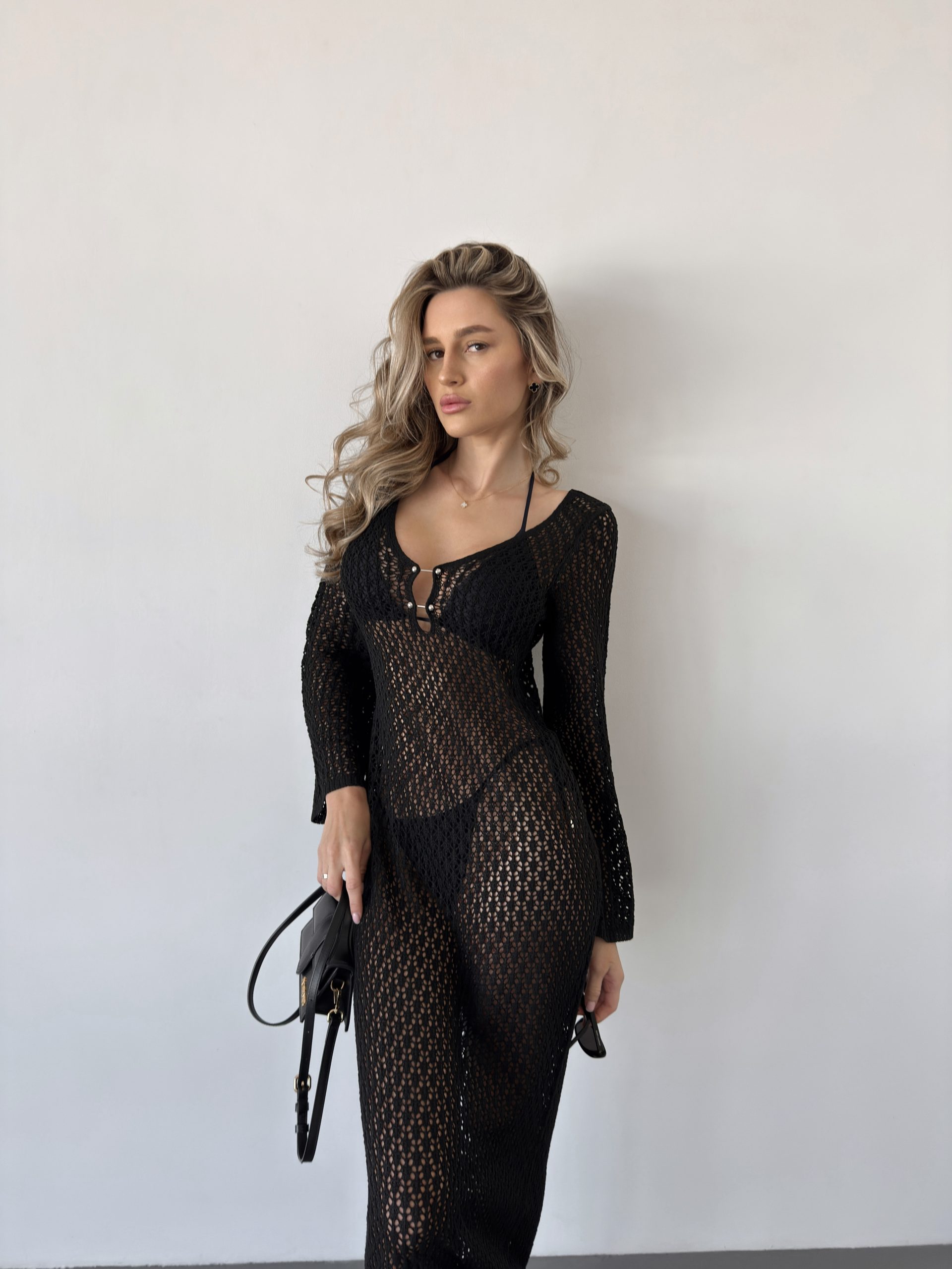 Пляжна сукня P2 Black - Зображення 5