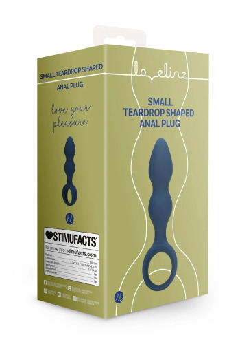 Силіконова анальна пробка Small Teardrop Shaped Anal Plug Loveline