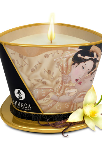 Масажна свічка Vanilla Fetish аромат: ваніль Shunga