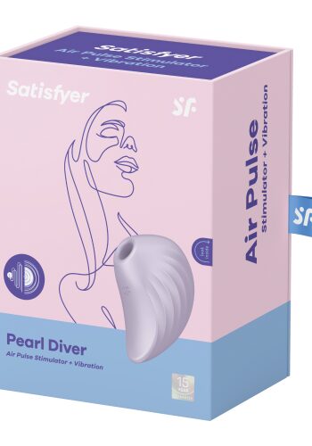 Вакуумний стимулятор клітора Pearl Diver Satisfyer 2 - фото 8