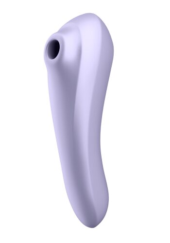 Вакуумний стимулятор + вібратор Dual Pleasure двосторонній Satisfyer - фото 1