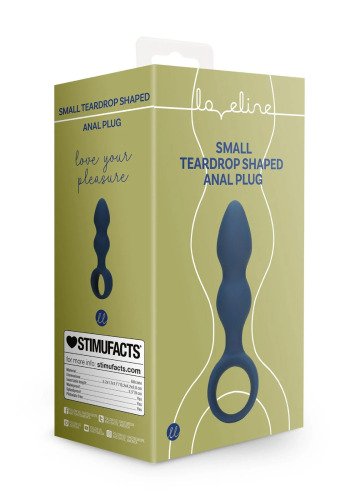 Силиконовая анальная пробка Small Teardrop Shaped Anal Plug Loveline