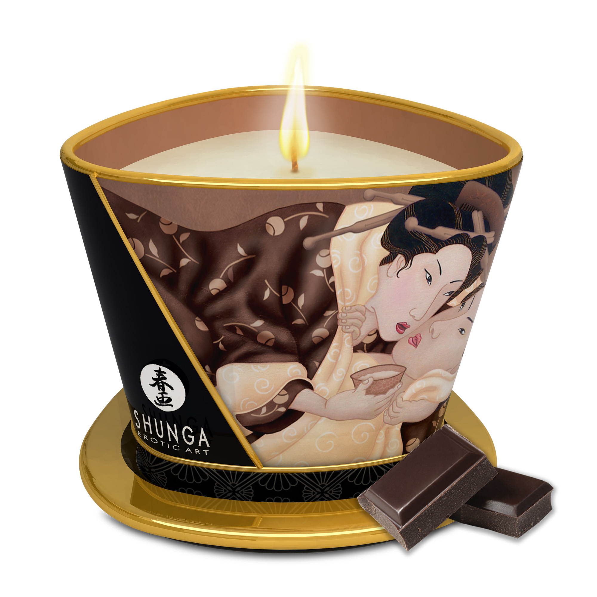 Масажна свічка Intoxicating Chocolate аромат: шоколад Shunga