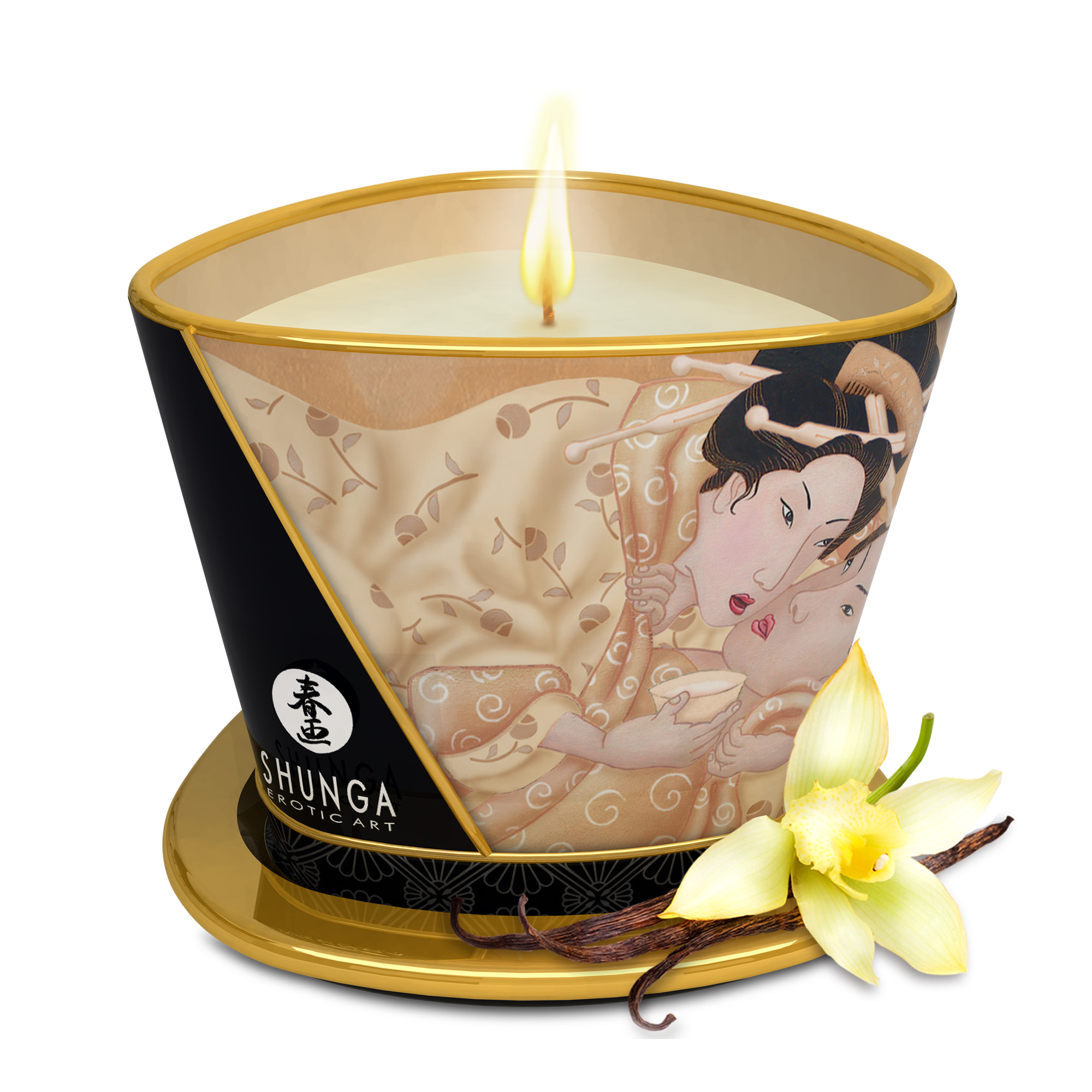 Масажна свічка Vanilla Fetish аромат: ваніль Shunga