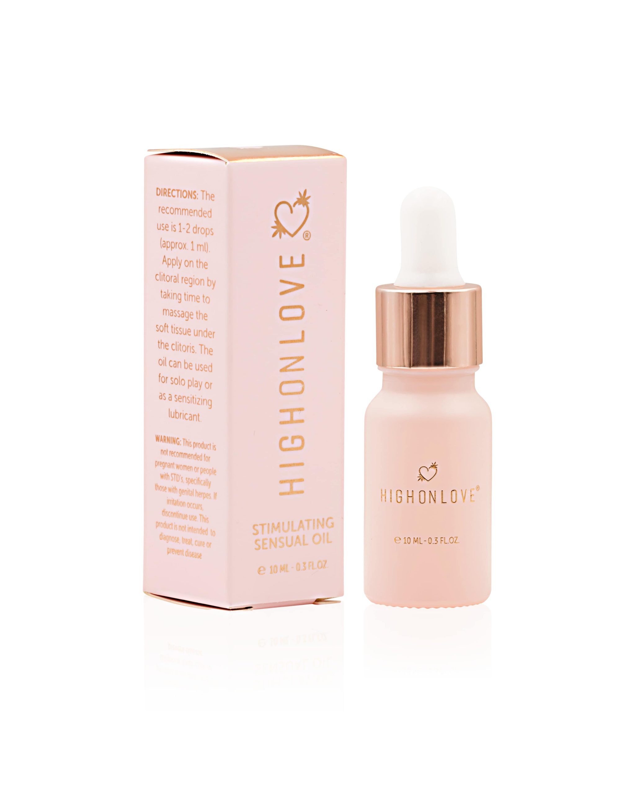 Міні канабіс-олія для стимуляції та підсилення відчуттів Stimulating Sensual Oil HighOnLove