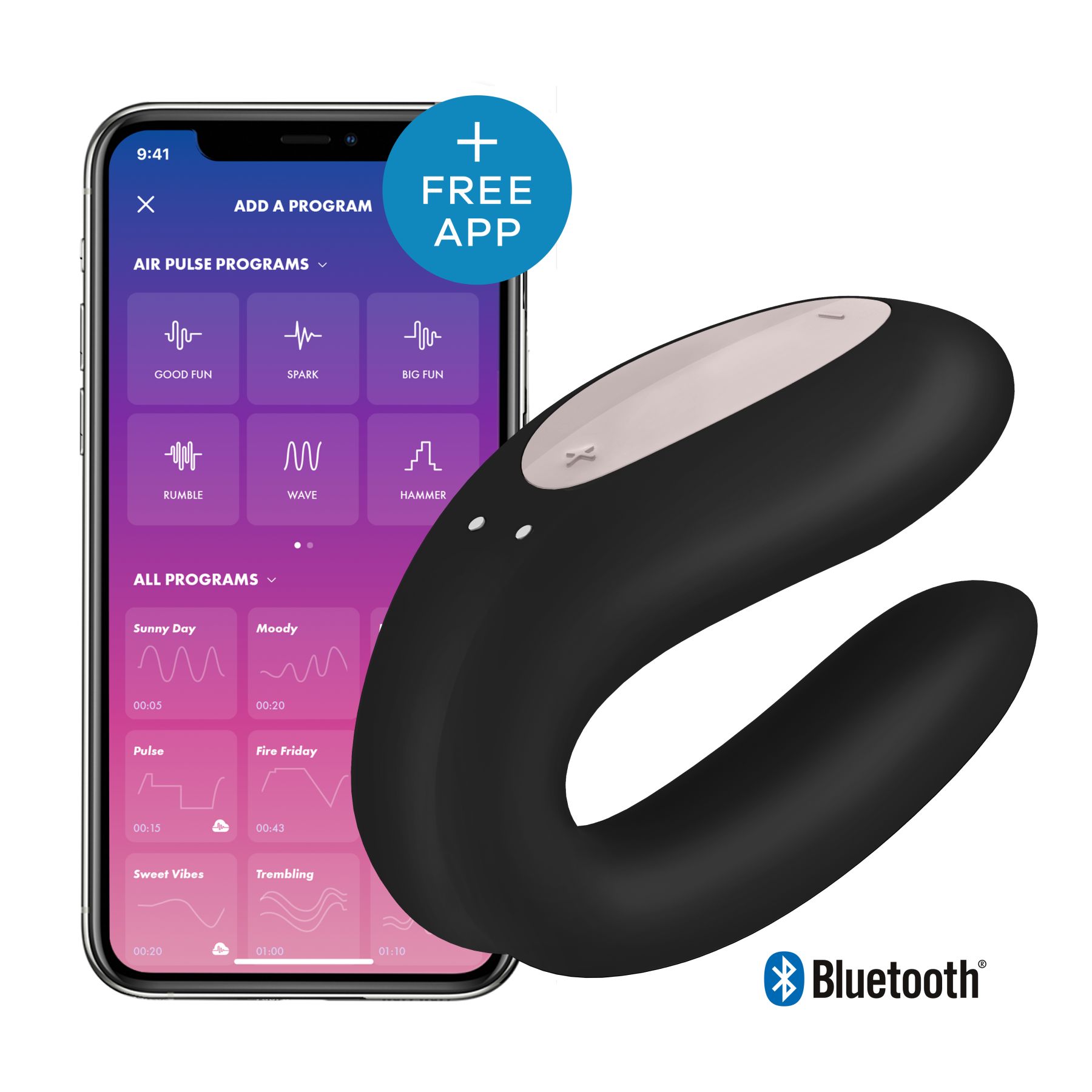 Смарт-вібратор для пар Double Joy Satisfyer - фото 1