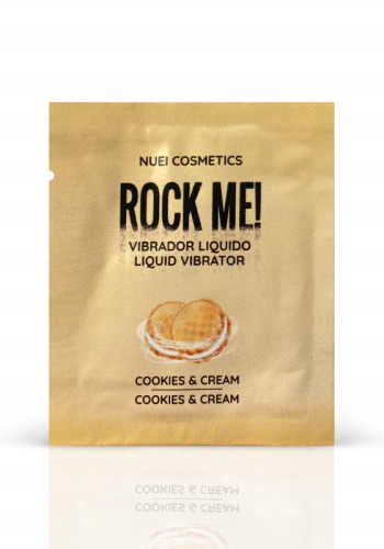 Пробник Рідкий вібратор Rock Me! Nuei - Печиво з кремом, 2 мл