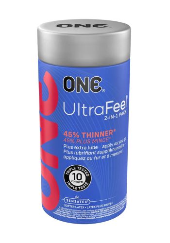 Набор презервативов One Ultra Feel с дополнительным пакетиком смазки, 10 шт