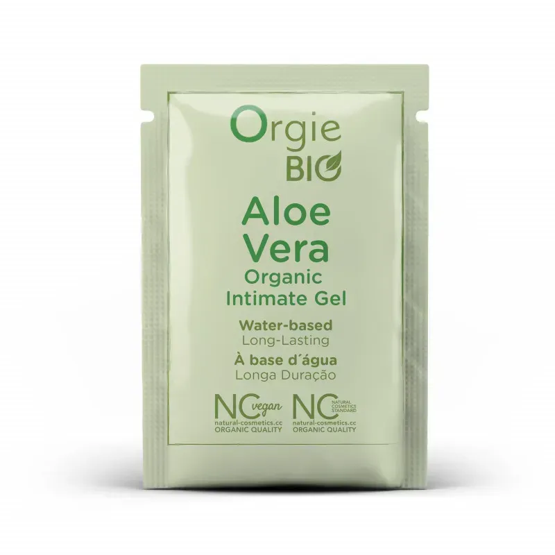 Пробник Органический лубрикант с экстрактом алоэ вера Aloe Vera, 2 мл