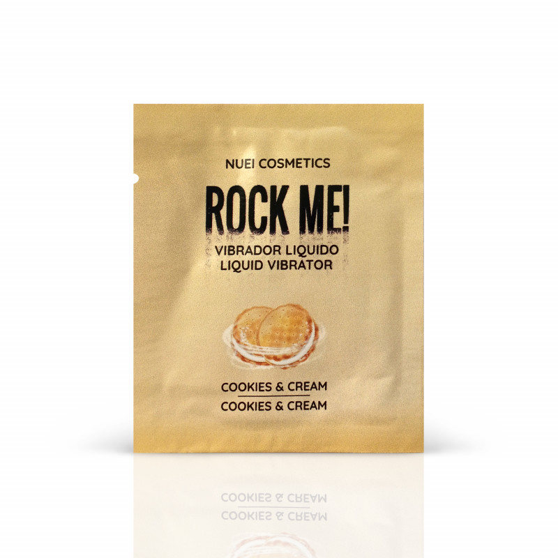 Пробник Рідкий вібратор Rock Me! Nuei - Печиво з кремом, 2 мл