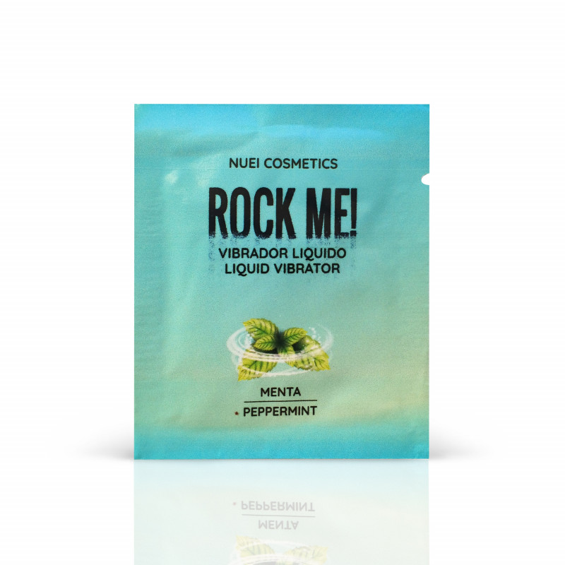 Пробник Жидкий вибратор Rock Me! Nuei - Мята, 2 мл