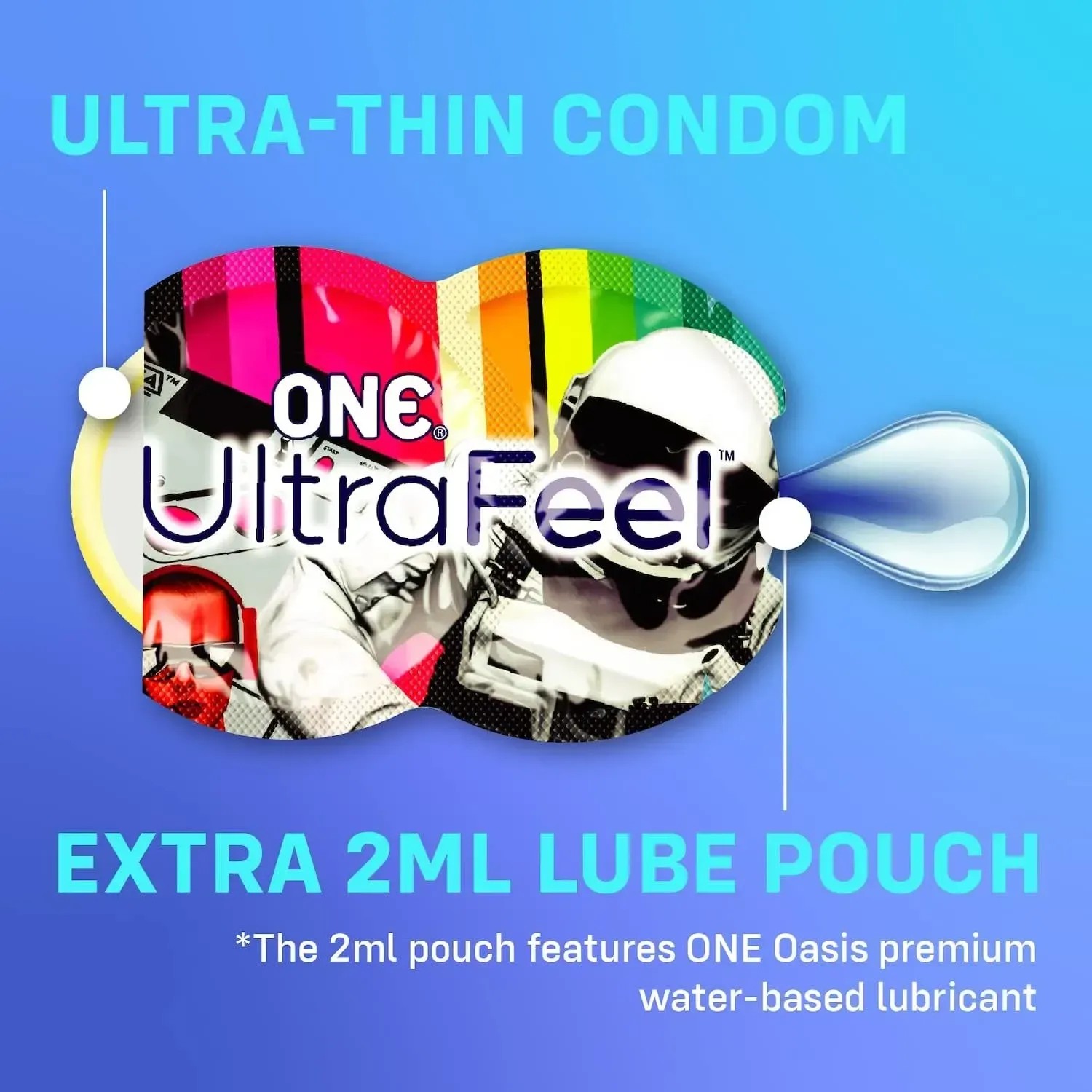 Набор презервативов One Ultra Feel с дополнительным пакетиком смазки, 10 шт — изображение 3