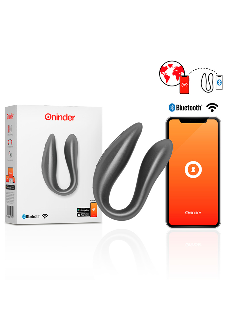 Смарт вибратор для пар Double Pleasure, Oninder