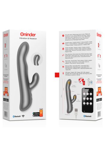 Смарт вибратор-кролик с подвижной головкой Vibration & Rotation, Oninder