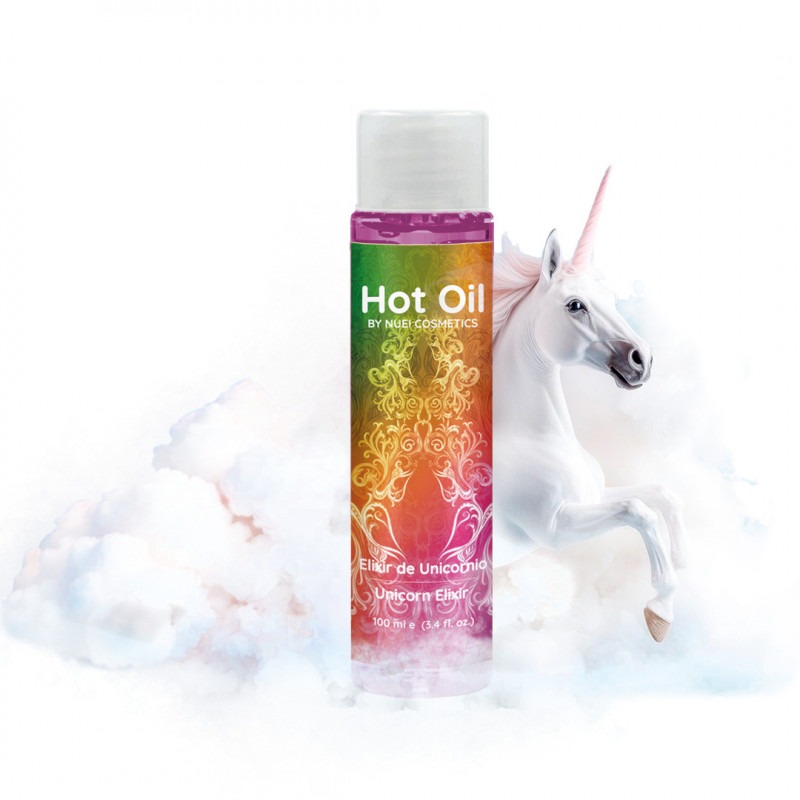 Зігріваюча їстівна масажна олія смак: еліксир єдинорога Hot Oil Unicorn Elixir