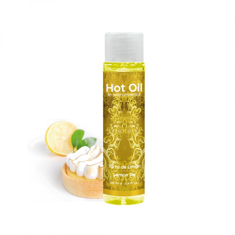 Зігріваюча їстівна масажна олія смак: лимонний пиріг Hot Oil Lemon Pie