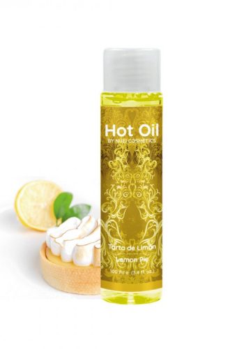 Зігріваюча їстівна масажна олія смак: лимонний пиріг Hot Oil Lemon Pie