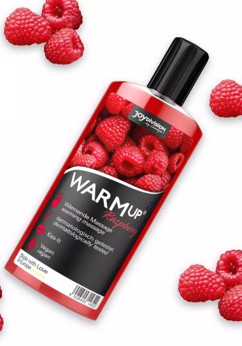 Съедобное масссажное масло с разогревающим эффектом WARMup Raspberry, 150 мл