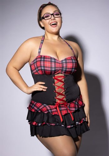 Костюм школьницы School dress/plus size