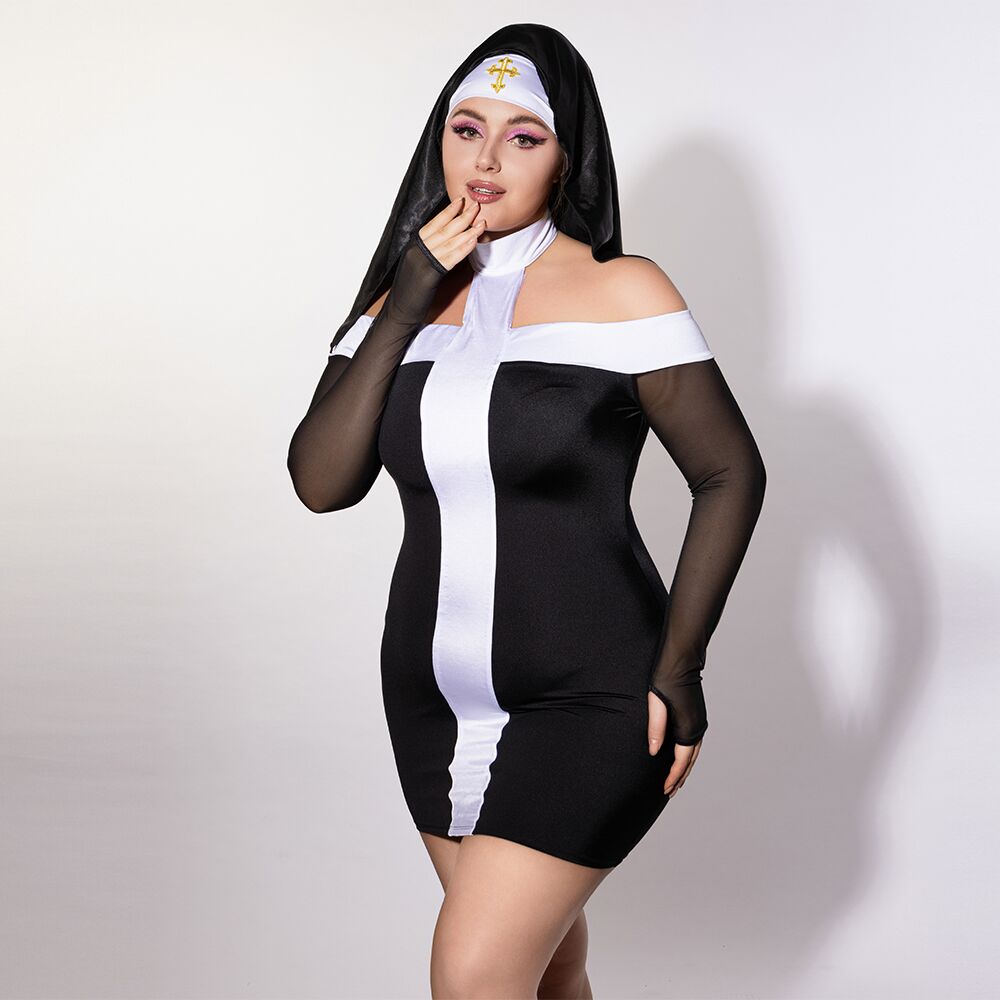 Костюм монашки Nunties dress/plus size - Зображення 4