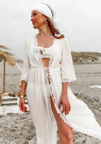 Пляжное платье Beach breeze White