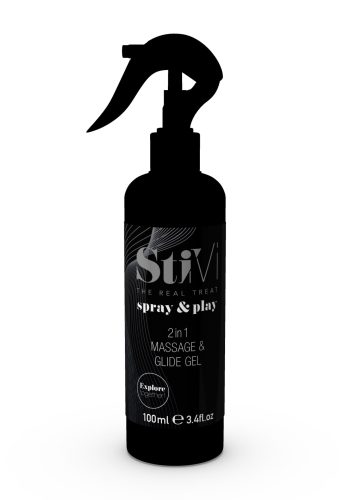 lubrykant ta masazhnyi hel hot stivi spray play 2v1 100 ml hot 1