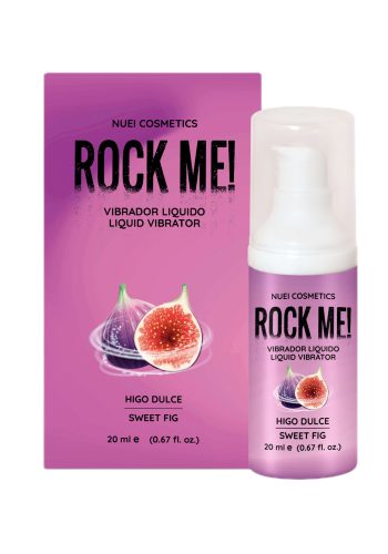 Рідкий вібратор NUEI ROCK ME зі смаком солодкого інжиру, 20 мл