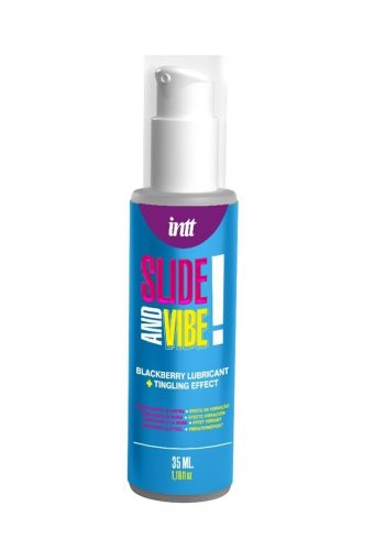 Вібролубрикант Intt Slide & Vibe Blackberry, 35 мл