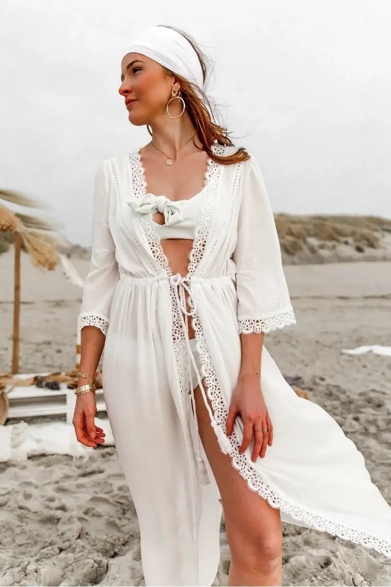 Пляжное платье Beach breeze White