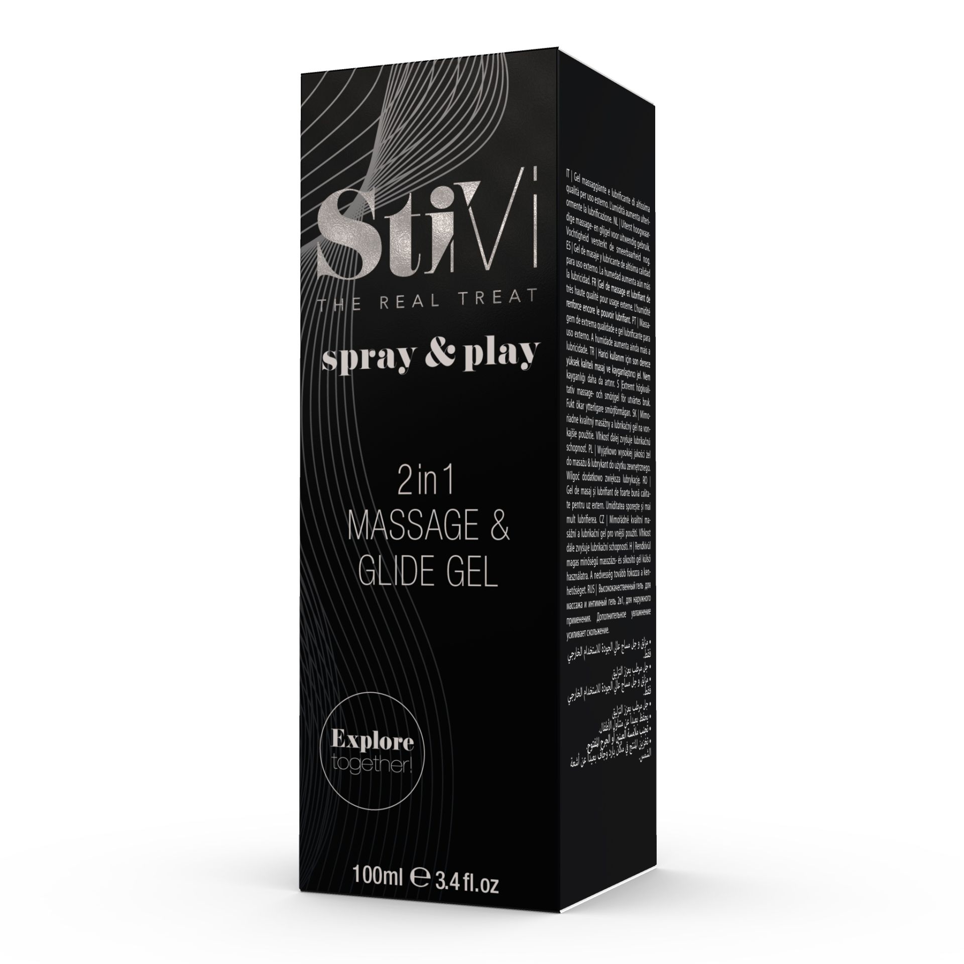 lubrykant ta masazhnyi hel hot stivi spray play 2v1 100 ml hot 3