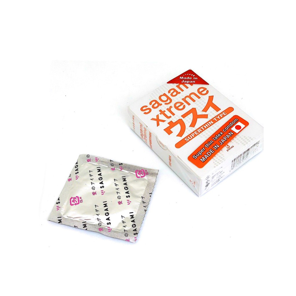 Супертонкі латексні Sagami Xtreme Superthin, 3 шт
