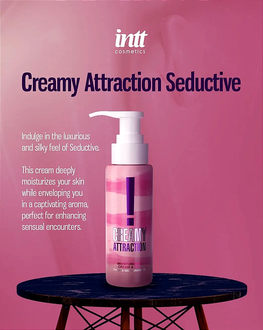 Зволожувальний крем-гель 2в1 Intt Creamy Attraction Seduction, 100 мл