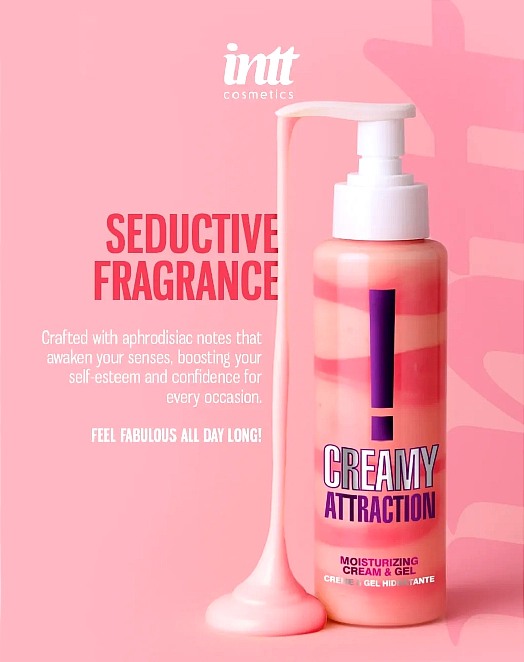 Зволожувальний крем-гель 2в1 Intt Creamy Attraction Seduction, 100 мл
