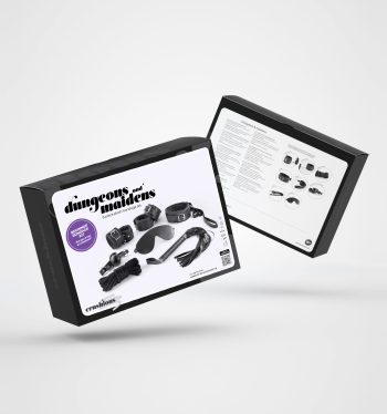 Комплект для БДСМ CRUSHIOUS Dungeons & Maidens чорний, 8 предметів
