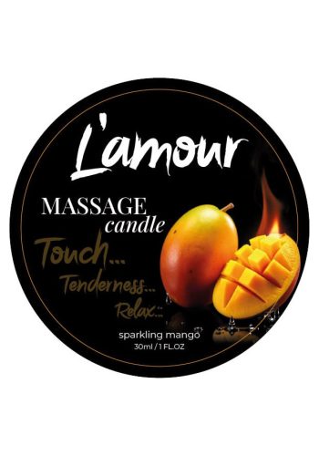 Масажна свічка L'amour Mango з ароматом манго, 30 мл