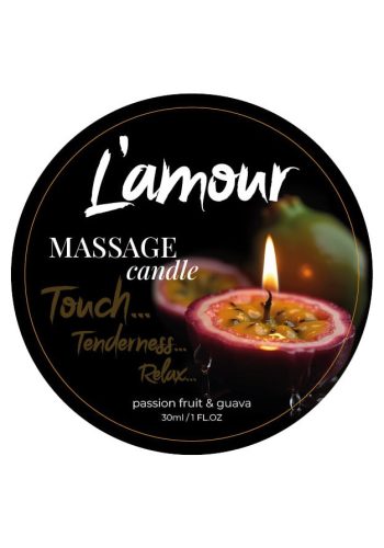 Масажна свічка L'amour Passionfruit & Guava з ароматом гуави та маракуї, 30 мл
